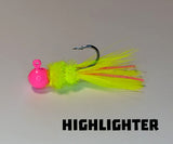 Bright color MEDIUM Jigs (1 per pack)