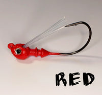 Weedless jig heads (2 pack)