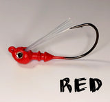 Weedless jig heads