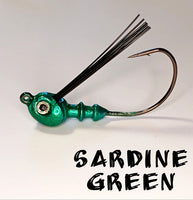 Weedless jig heads (2 pack)