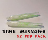 Tube Minnows (2 per pack)