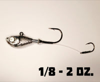 Ghoulie Jigs tube jig heads (small - large 2 per pack)